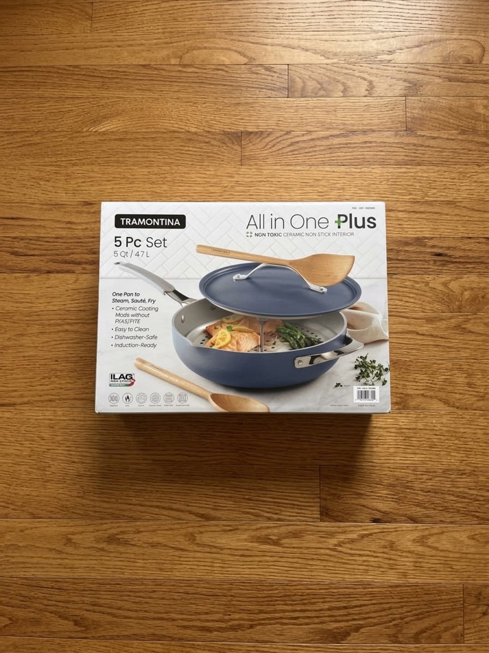 Tramontina All in One Plus 5-Piece Cookware Set - Blue